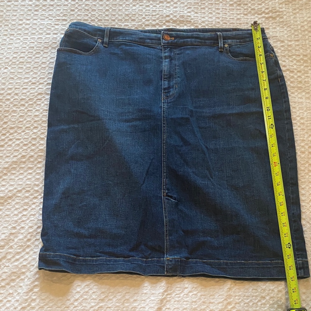 Talbots Classic Blue Pencil Skirt
